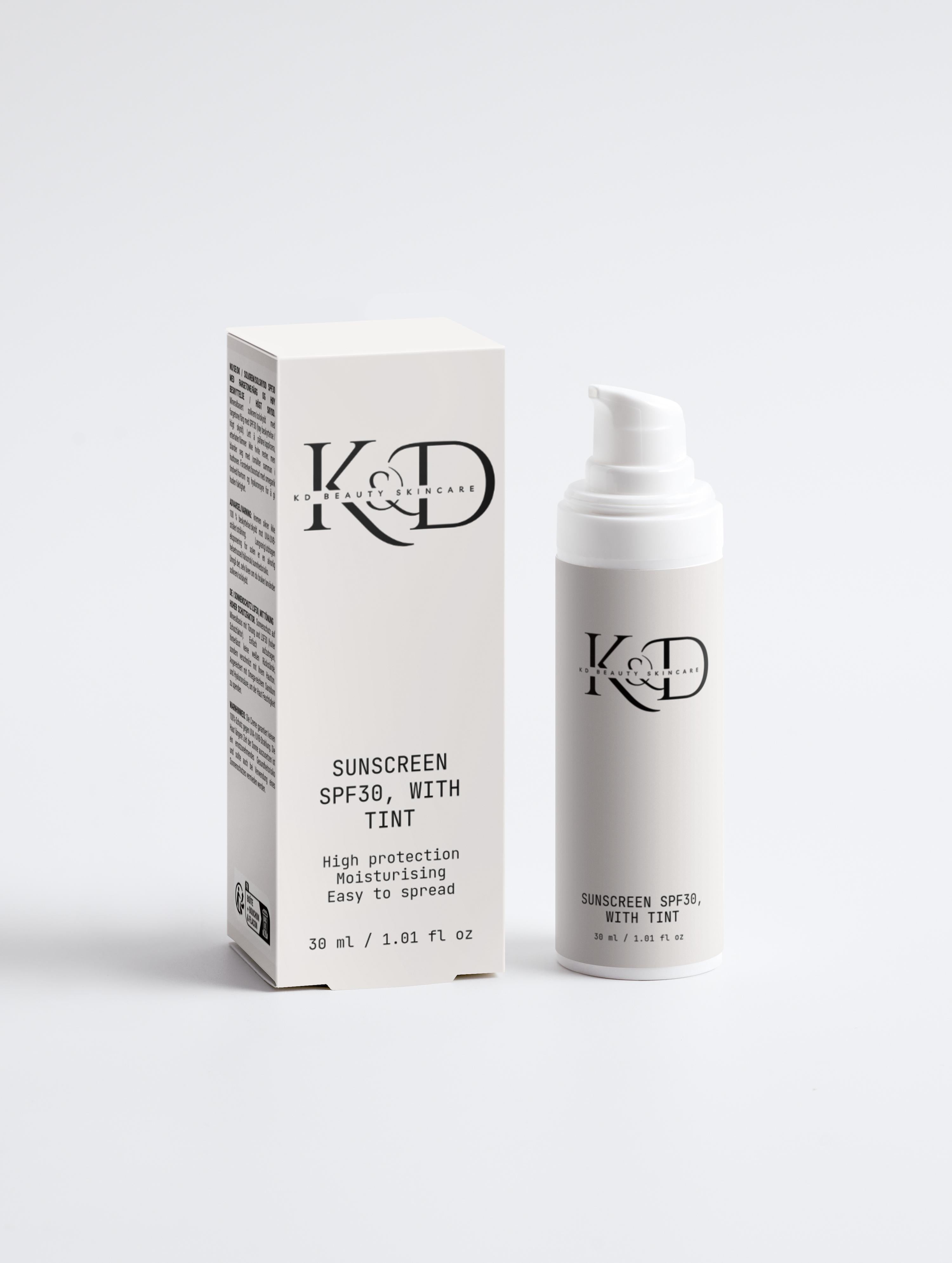 Sunscreen SPF30, with tint