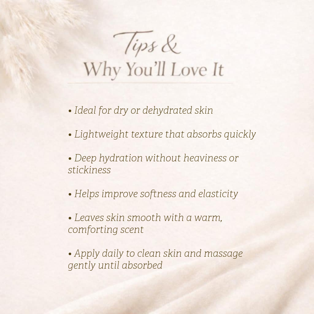 Silk Skin Body Serum, Spices & Sandalwood