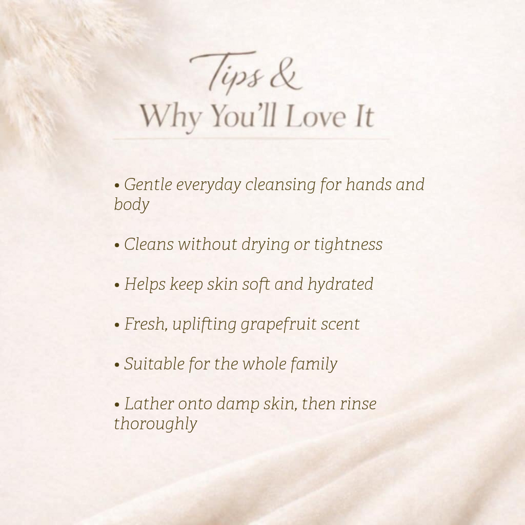 Hand & Body Wash, Grapefruit
