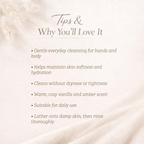 Hand & Body Wash, Patchouli & Amber Vanilla