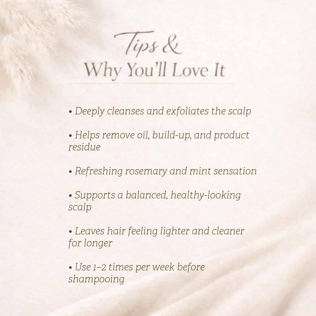 Deep Cleanse Scalp Scrub, Rosemary & Mint