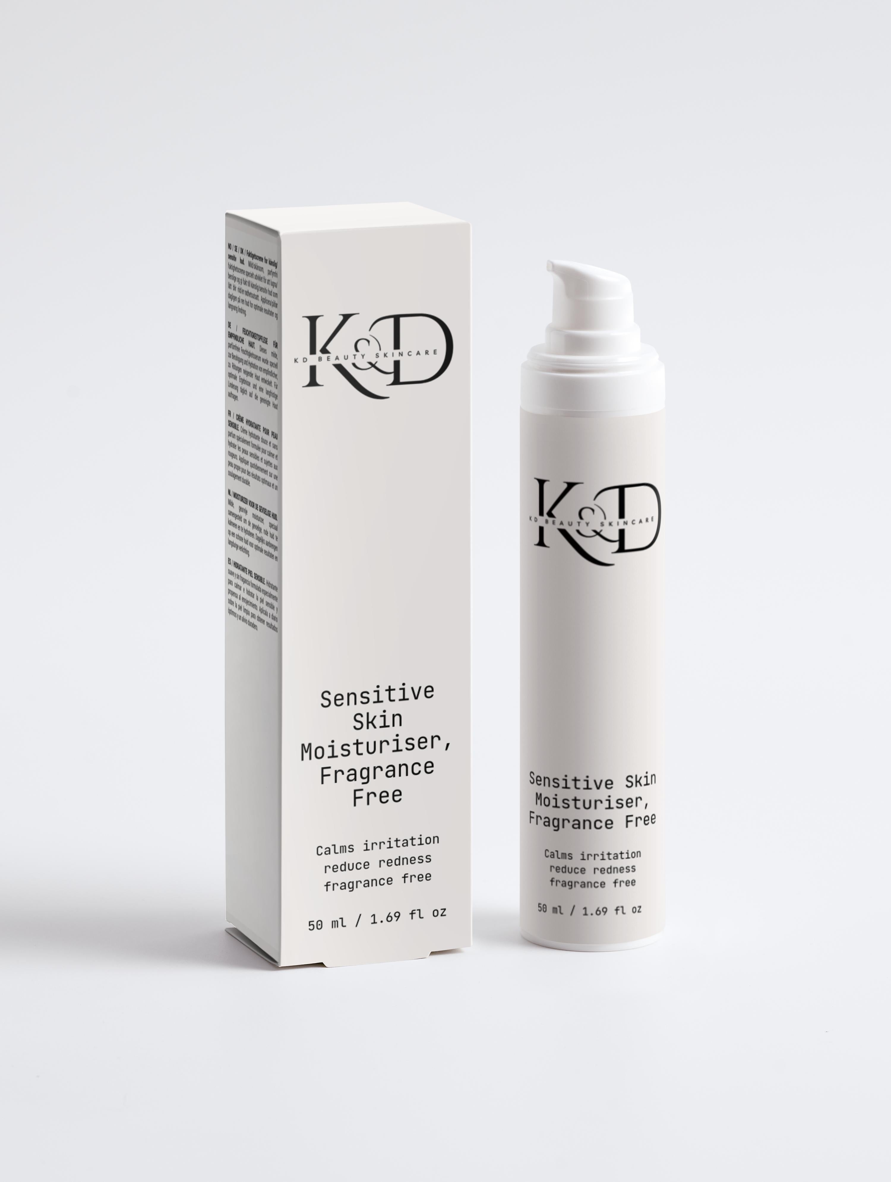 Sensitive Skin Moisturiser, Fragrance Free